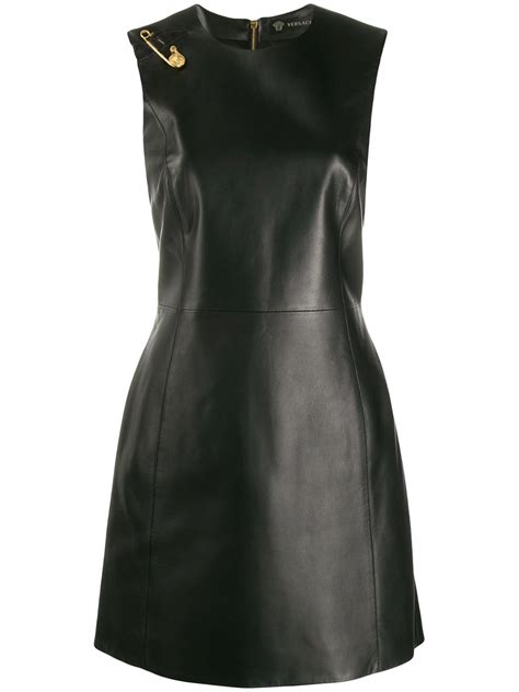 versace safety pin sleeveless dress.